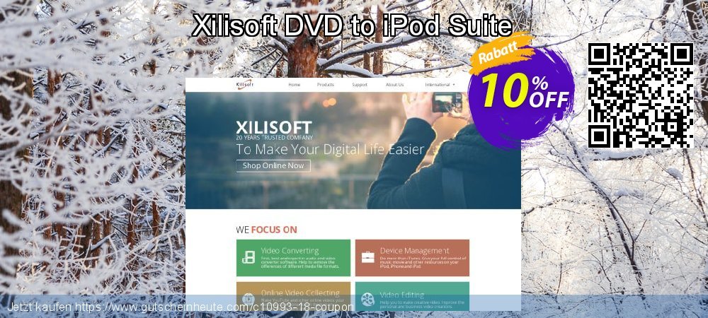 Xilisoft DVD to iPod Suite fantastisch Preisnachlässe Bildschirmfoto