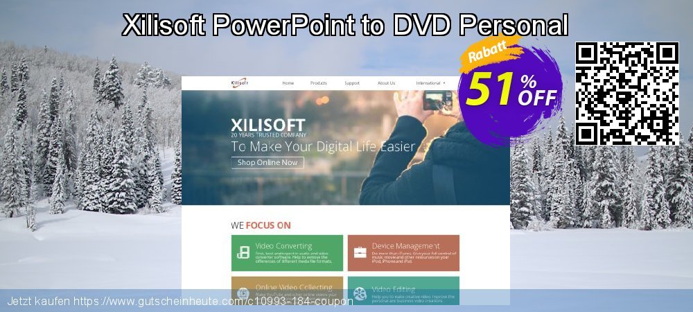 Xilisoft PowerPoint to DVD Personal unglaublich Promotionsangebot Bildschirmfoto