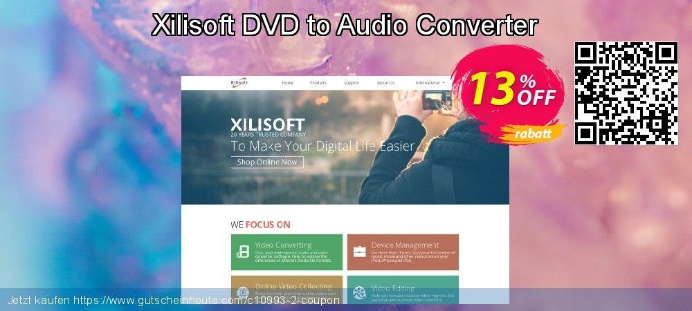 Xilisoft DVD to Audio Converter verwunderlich Sale Aktionen Bildschirmfoto