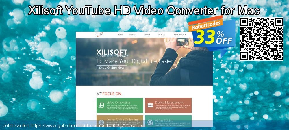 Xilisoft YouTube HD Video Converter for Mac formidable Außendienst-Promotions Bildschirmfoto