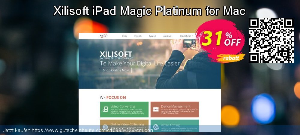 Xilisoft iPad Magic Platinum for Mac beeindruckend Beförderung Bildschirmfoto