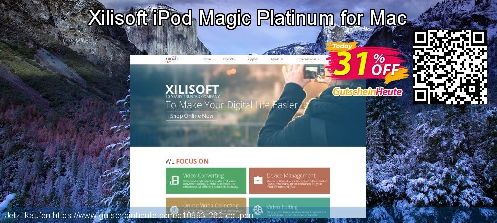 Xilisoft iPod Magic Platinum for Mac faszinierende Sale Aktionen Bildschirmfoto