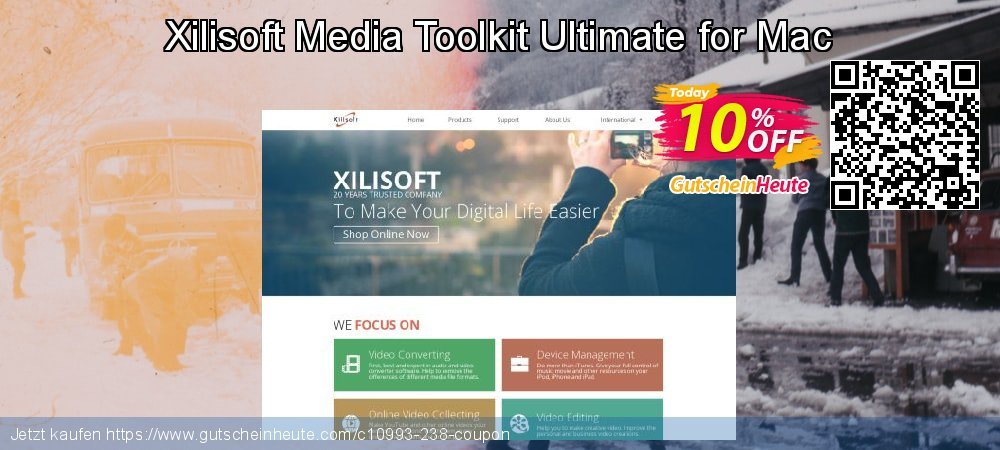 Xilisoft Media Toolkit Ultimate for Mac klasse Ermäßigung Bildschirmfoto