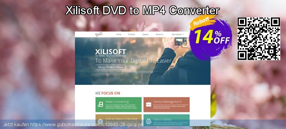 Xilisoft DVD to MP4 Converter verwunderlich Preisreduzierung Bildschirmfoto
