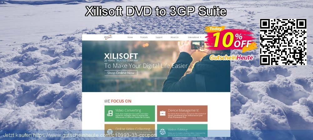 Xilisoft DVD to 3GP Suite aufregenden Rabatt Bildschirmfoto