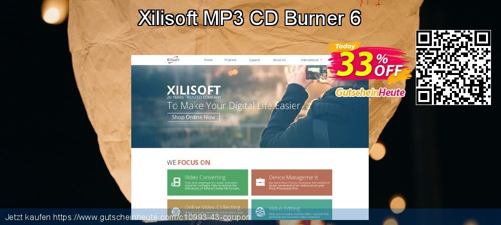 Xilisoft MP3 CD Burner 6 ausschließlich Ausverkauf Bildschirmfoto