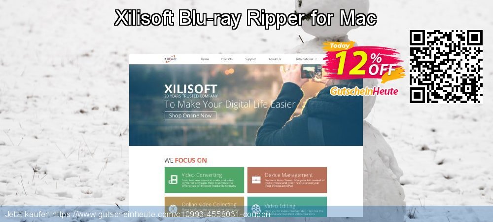 Xilisoft Blu-ray Ripper for Mac genial Ermäßigungen Bildschirmfoto