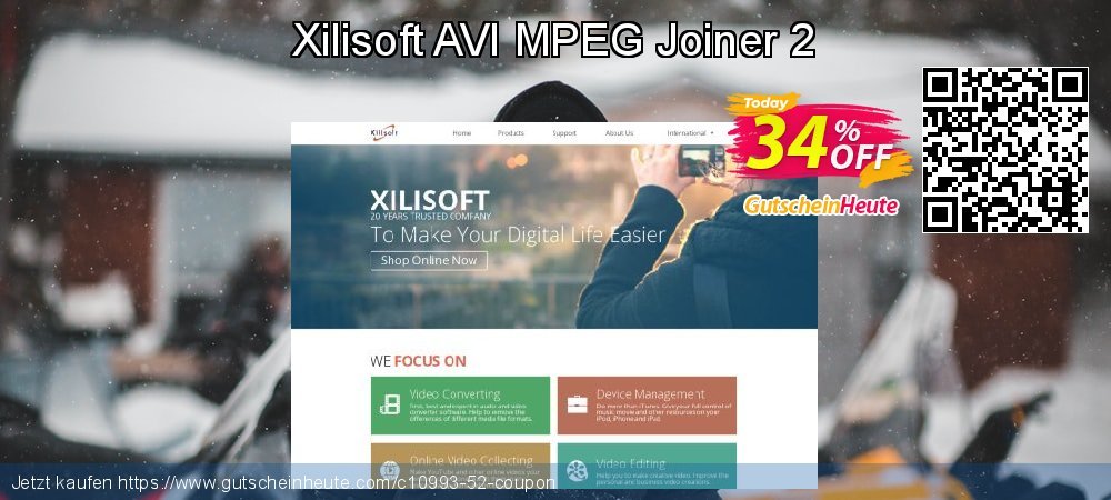 Xilisoft AVI MPEG Joiner 2 atemberaubend Preisnachlässe Bildschirmfoto