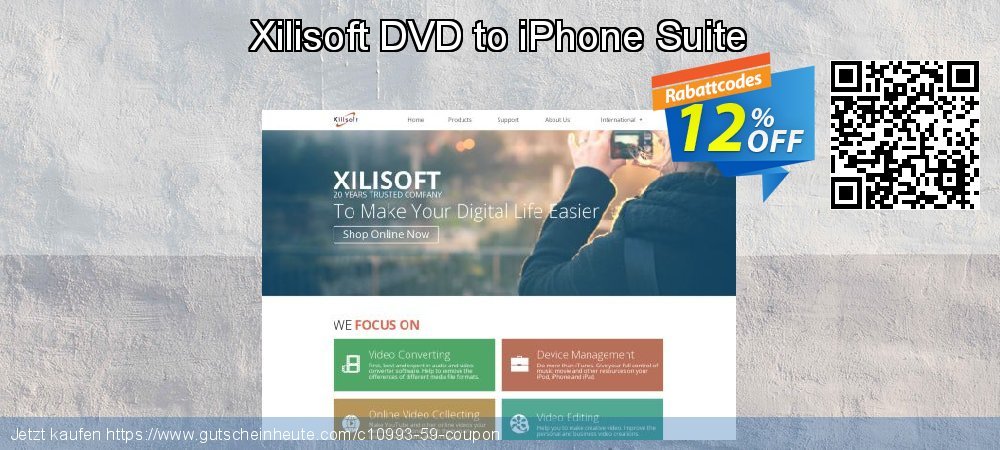 Xilisoft DVD to iPhone Suite verwunderlich Verkaufsförderung Bildschirmfoto