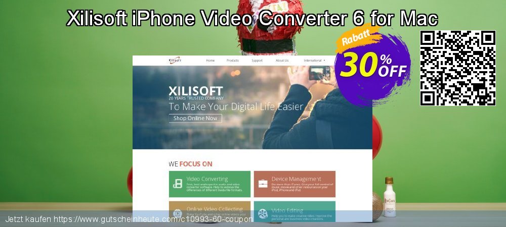 Xilisoft iPhone Video Converter 6 for Mac toll Ausverkauf Bildschirmfoto