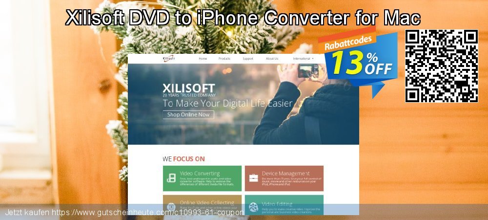 Xilisoft DVD to iPhone Converter for Mac Exzellent Außendienst-Promotions Bildschirmfoto
