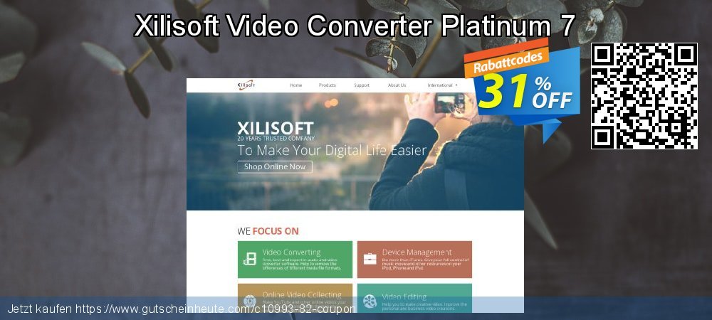 Xilisoft Video Converter Platinum 7 wunderbar Beförderung Bildschirmfoto