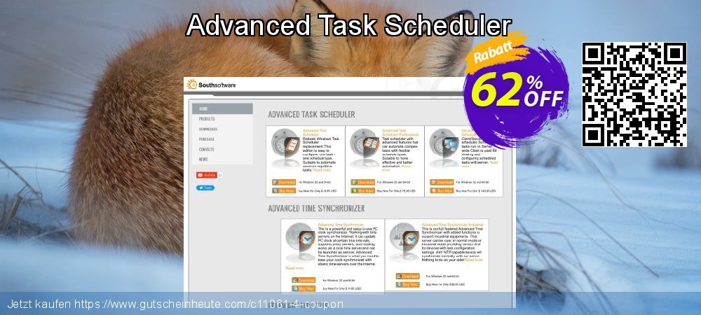 Advanced Task Scheduler verwunderlich Ermäßigungen Bildschirmfoto