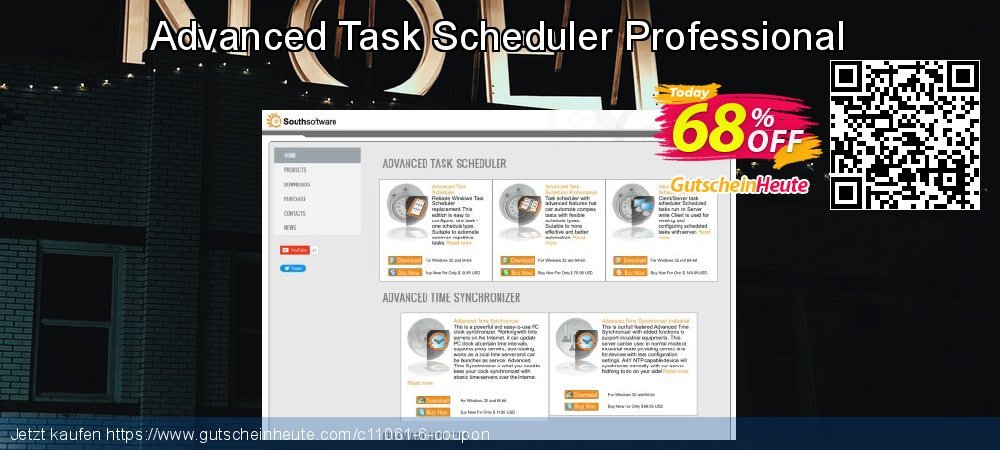 Advanced Task Scheduler Professional Exzellent Angebote Bildschirmfoto