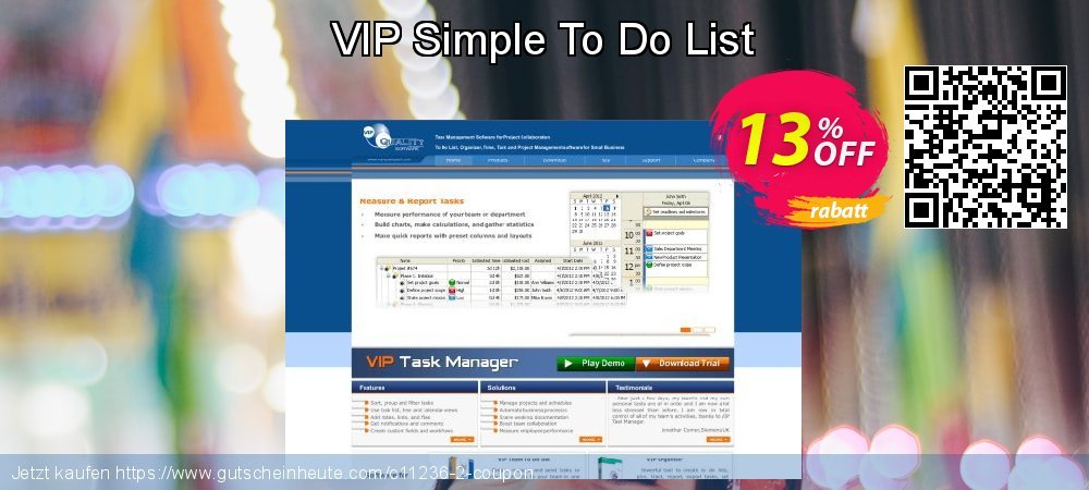 VIP Simple To Do List klasse Beförderung Bildschirmfoto