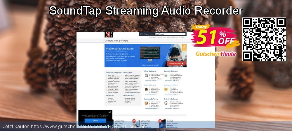 SoundTap Streaming Audio Recorder überraschend Nachlass Bildschirmfoto