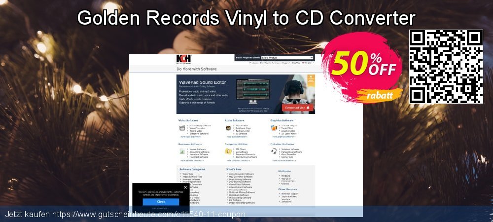 Golden Records Vinyl to CD Converter formidable Diskont Bildschirmfoto