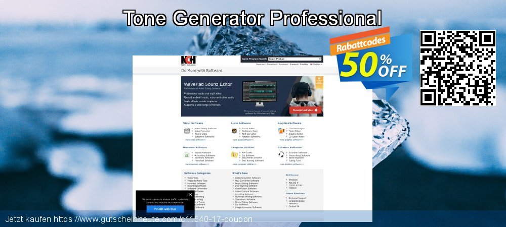 Tone Generator Professional aufregenden Preisreduzierung Bildschirmfoto