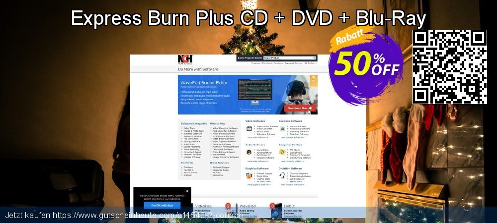 Express Burn Plus CD + DVD + Blu-Ray uneingeschränkt Preisreduzierung Bildschirmfoto