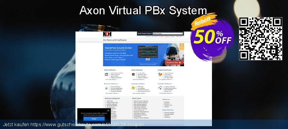 Axon Virtual PBx System klasse Preisnachlässe Bildschirmfoto
