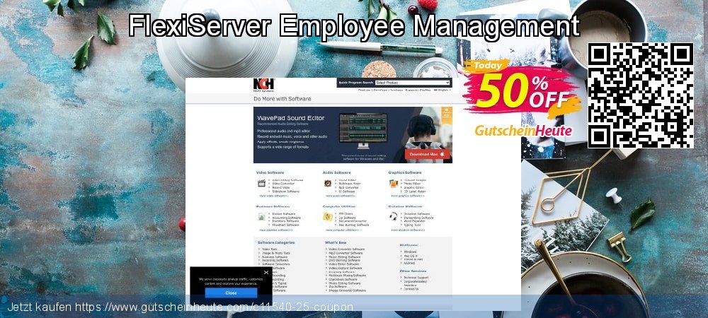 FlexiServer Employee Management exklusiv Angebote Bildschirmfoto