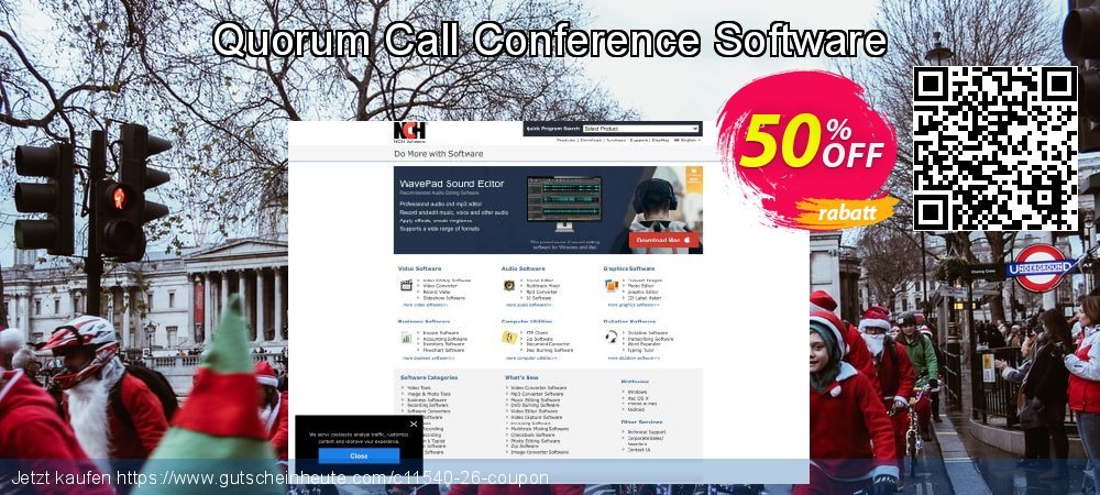 Quorum Call Conference Software uneingeschränkt Promotionsangebot Bildschirmfoto