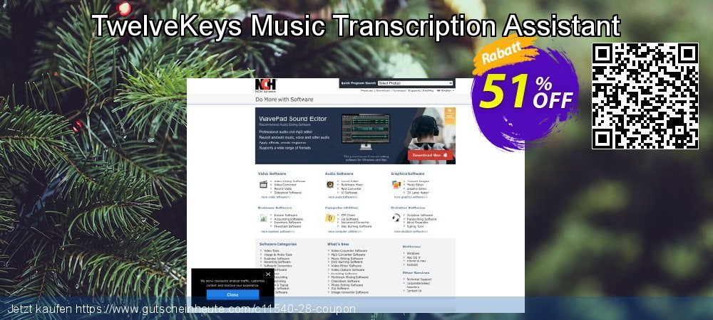 TwelveKeys Music Transcription Assistant ausschließenden Diskont Bildschirmfoto