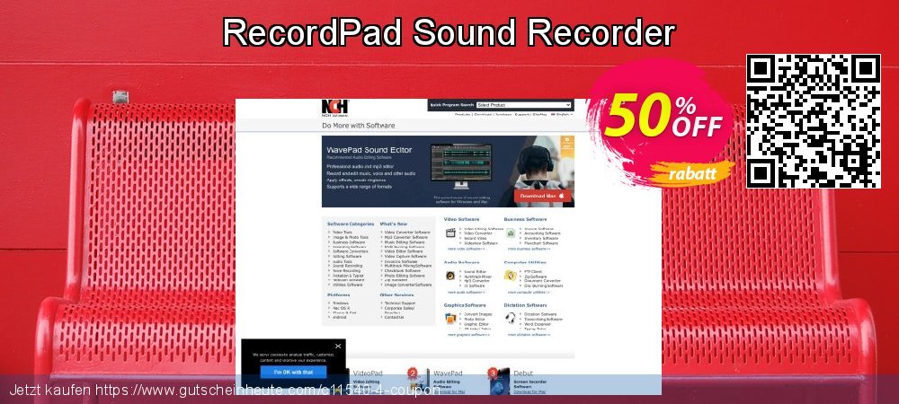 RecordPad Sound Recorder ausschließenden Förderung Bildschirmfoto