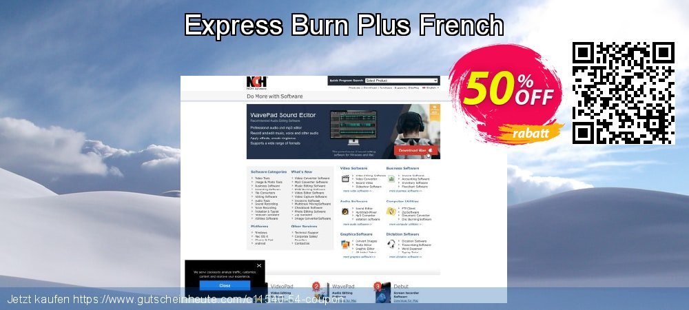 Express Burn Plus French spitze Beförderung Bildschirmfoto