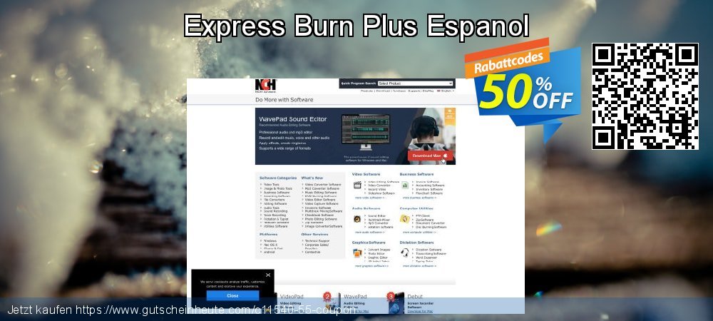 Express Burn Plus Espanol klasse Sale Aktionen Bildschirmfoto