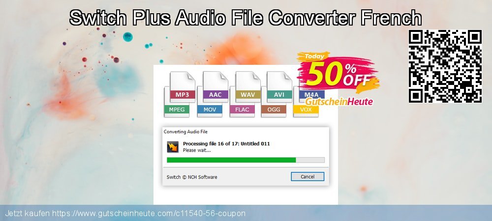 Switch Plus Audio File Converter French exklusiv Rabatt Bildschirmfoto