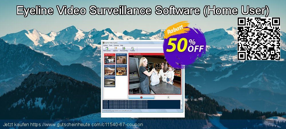 Eyeline Video Surveillance Software - Home User  atemberaubend Außendienst-Promotions Bildschirmfoto