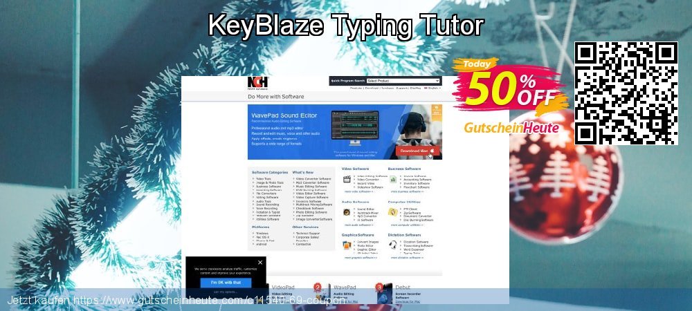 KeyBlaze Typing Tutor wunderschön Preisnachlass Bildschirmfoto