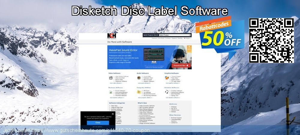Disketch Disc Label Software verblüffend Förderung Bildschirmfoto