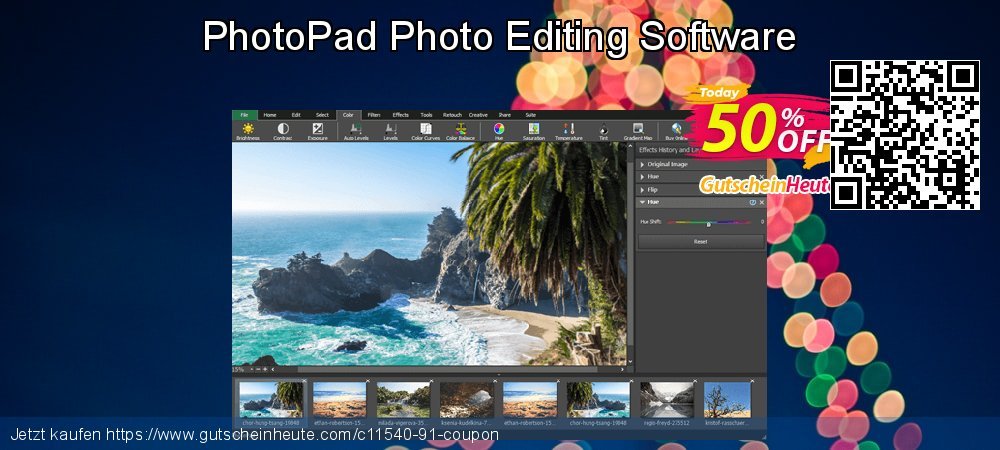 PhotoPad Photo Editing Software besten Ermäßigungen Bildschirmfoto