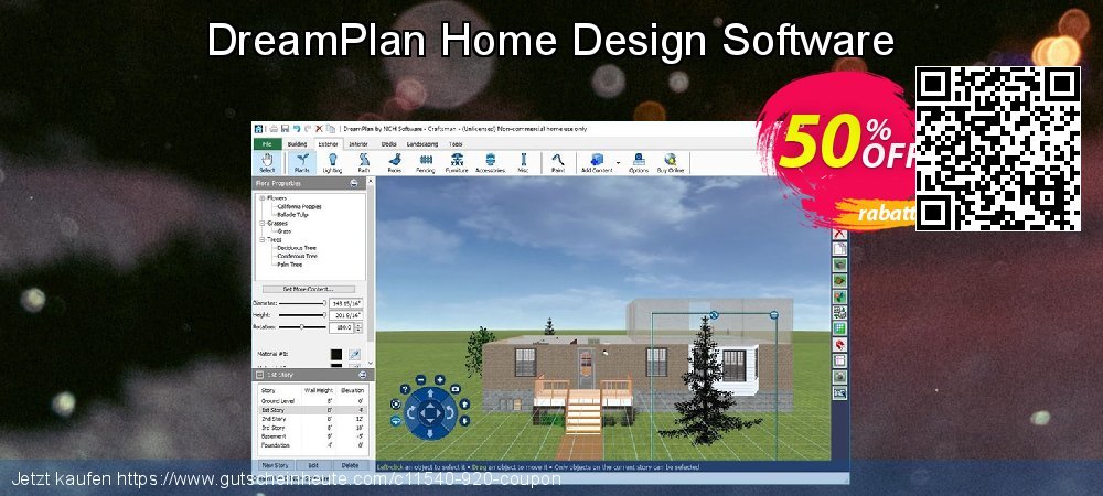 DreamPlan Home Design Software besten Rabatt Bildschirmfoto