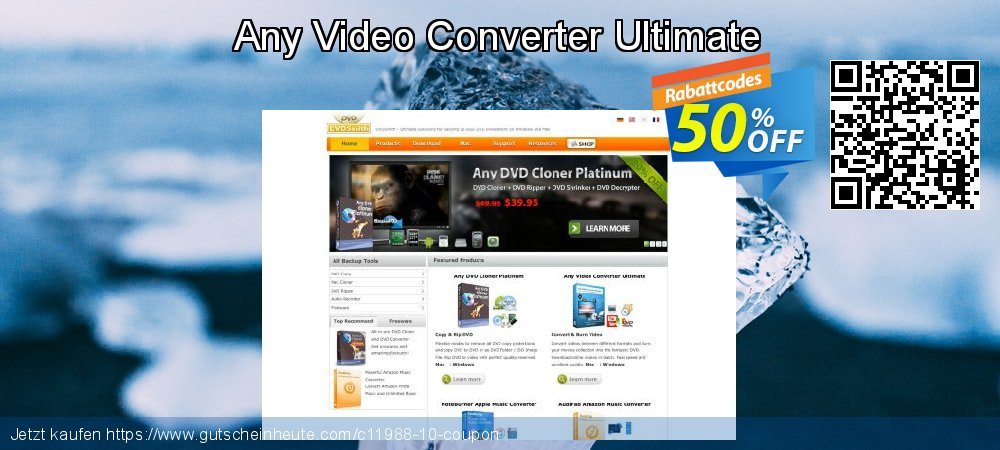 Any Video Converter Ultimate for MAC erstaunlich Preisreduzierung Bildschirmfoto