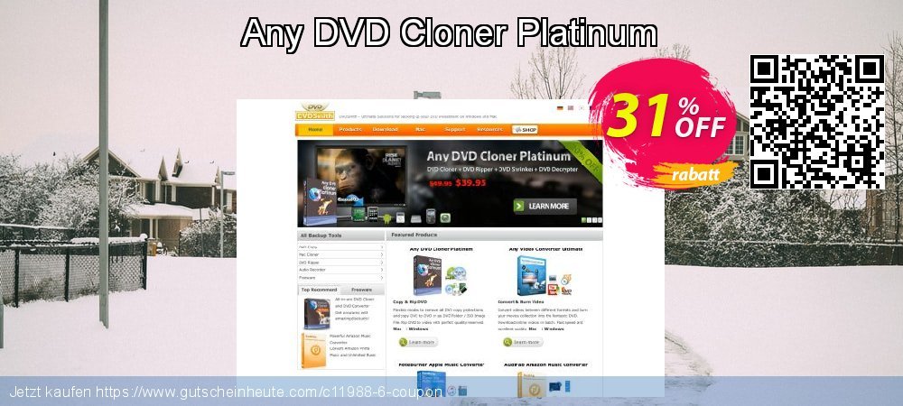 Any DVD Cloner Platinum beeindruckend Disagio Bildschirmfoto