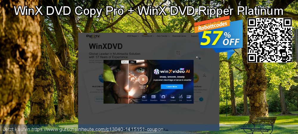 WinX DVD Copy Pro + WinX DVD Ripper Platinum wunderbar Förderung Bildschirmfoto