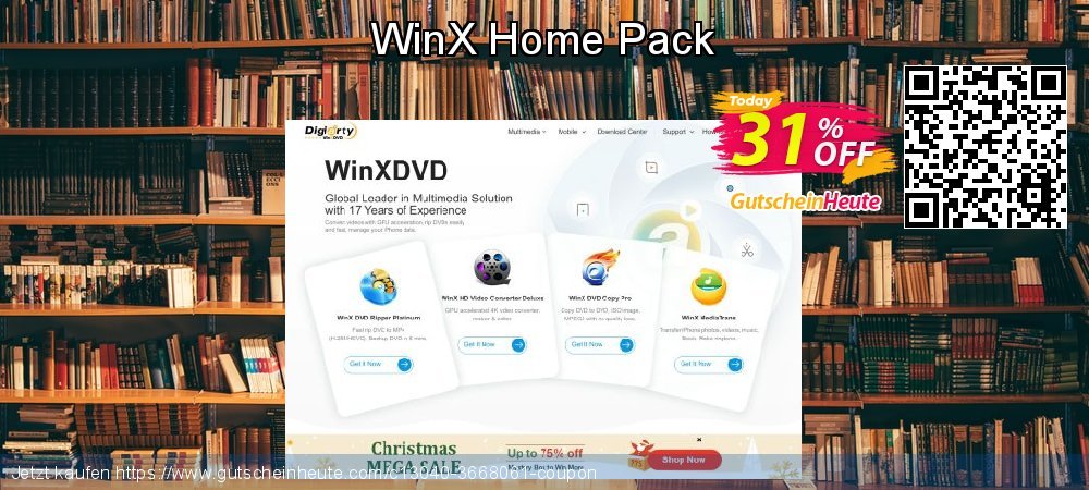 WinX Home Pack umwerfenden Beförderung Bildschirmfoto