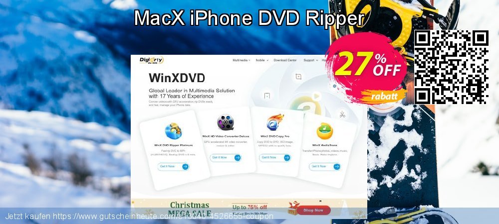 MacX iPhone DVD Ripper super Ermäßigung Bildschirmfoto