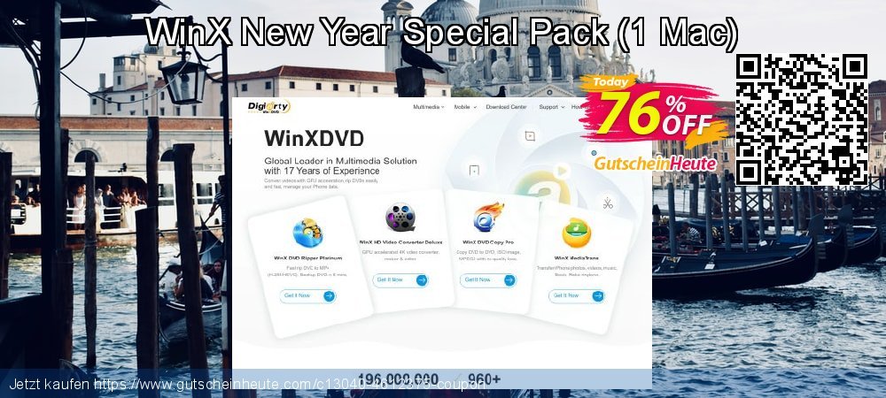 WinX New Year Special Pack - 1 Mac  formidable Preisnachlass Bildschirmfoto