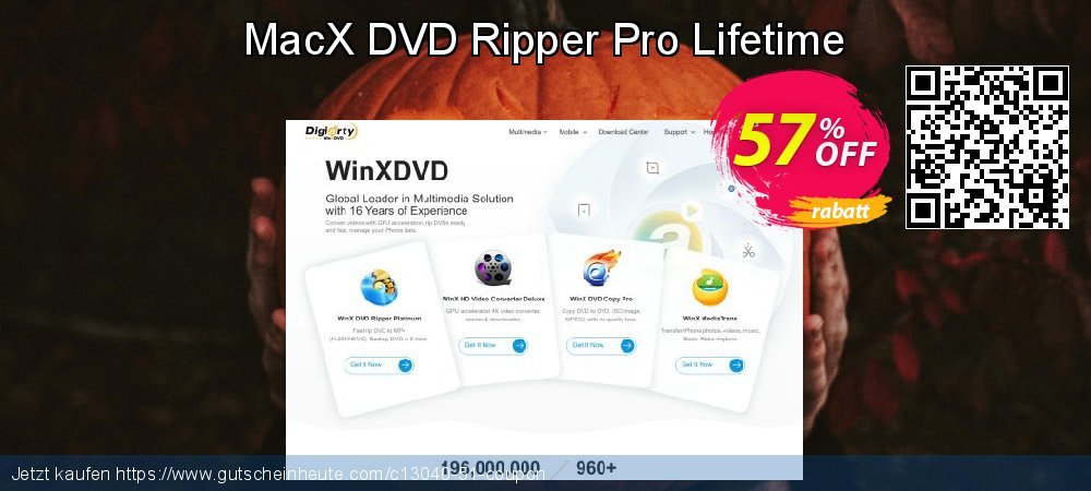 MacX DVD Ripper Pro Lifetime aufregende Promotionsangebot Bildschirmfoto