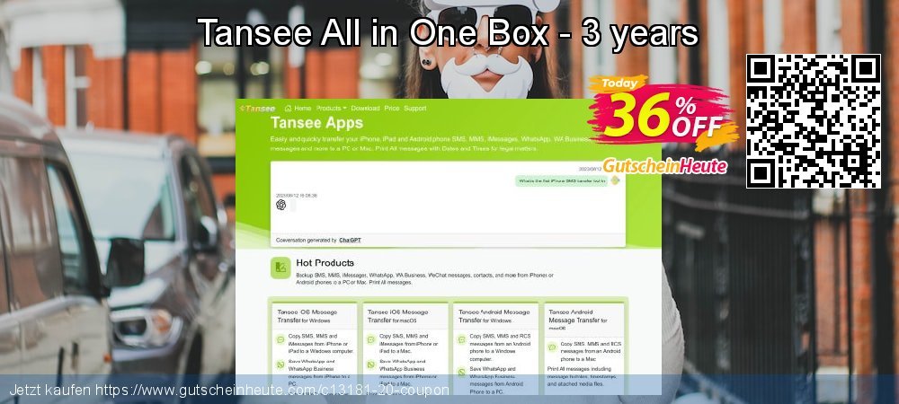 Tansee All in One Box - 3 years verblüffend Sale Aktionen Bildschirmfoto