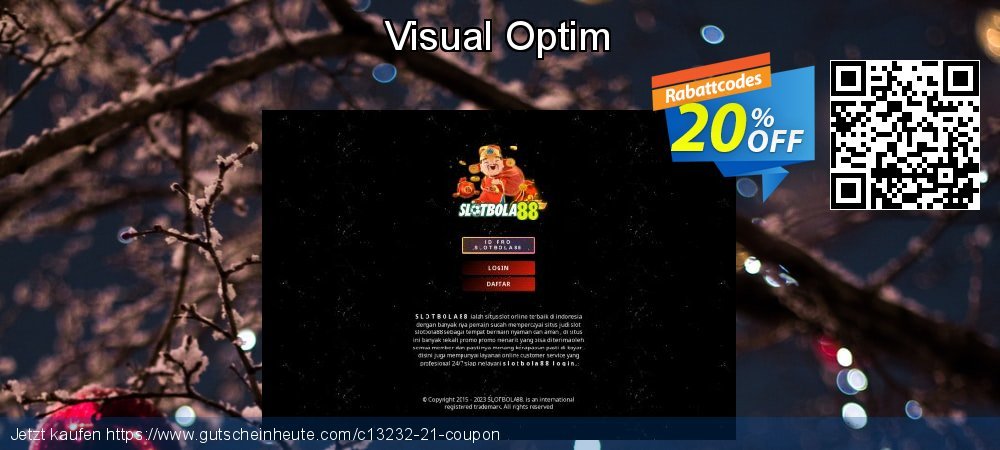 Visual Optim spitze Beförderung Bildschirmfoto