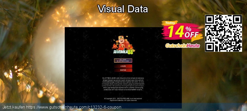 Visual Data klasse Promotionsangebot Bildschirmfoto