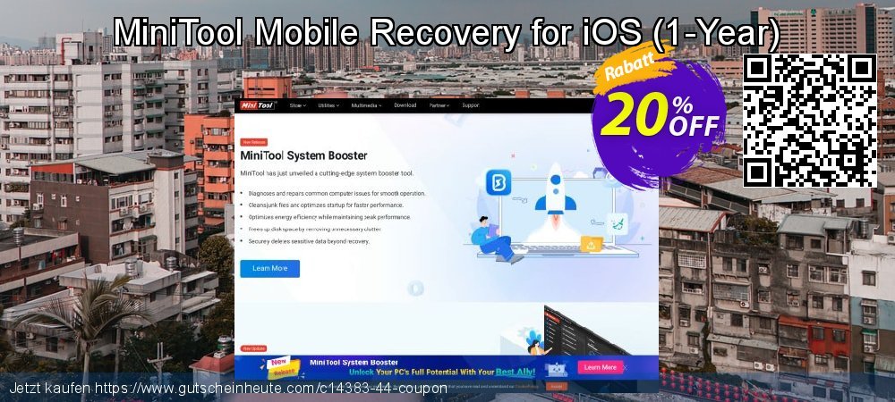 MiniTool Mobile Recovery for iOS - 1-Year  formidable Preisnachlass Bildschirmfoto