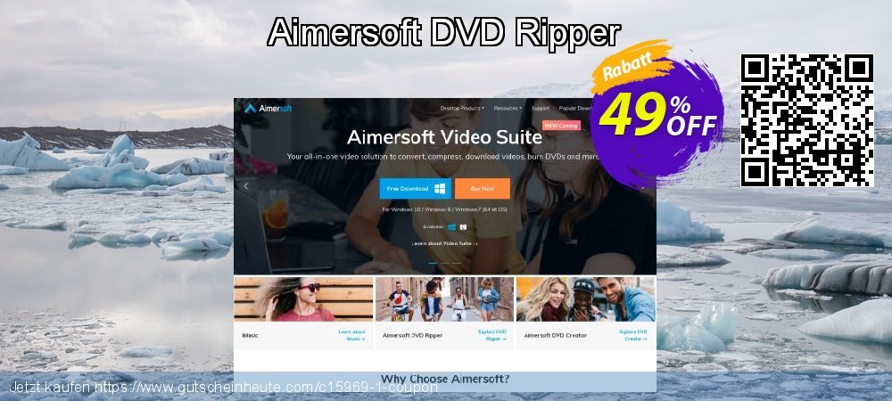 Aimersoft DVD Ripper beeindruckend Beförderung Bildschirmfoto