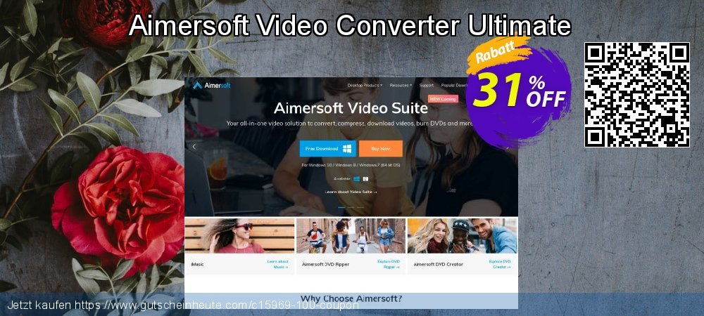 Aimersoft Video Converter Ultimate Exzellent Angebote Bildschirmfoto