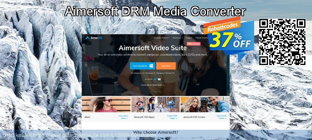 Aimersoft DRM Media Converter unglaublich Angebote Bildschirmfoto